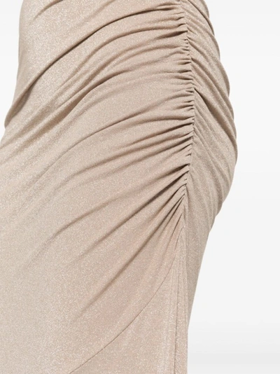 Shop Chiara Boni La Petite Robe Sand Beige Stretch-design Dress In Neutrals