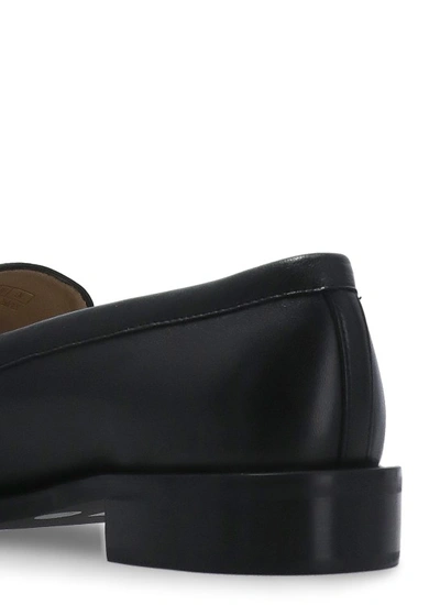 Shop Stuart Weitzman Palmer Sleek Loafers In Black