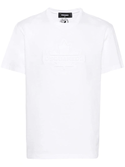 Shop Dsquared2 White Cotton Soft Jersey T-shirt