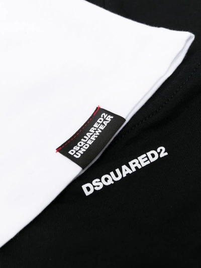 Shop Dsquared2 Multicolor Pack Of Three T-shirts In White