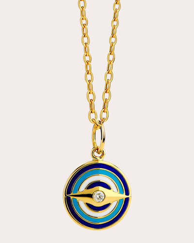 Shop Syna Jewels Women's Chakra Evil Eye Charm Pendant In Multicolor
