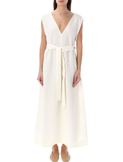 Shop Fabiana Filippi Midi Dress In White