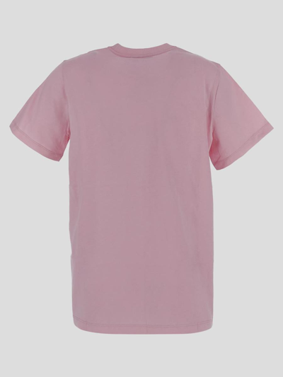 Shop Ganni T-shirts And Polos In Purple