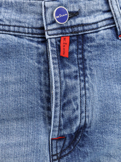 Shop Kiton Jeans In Blue