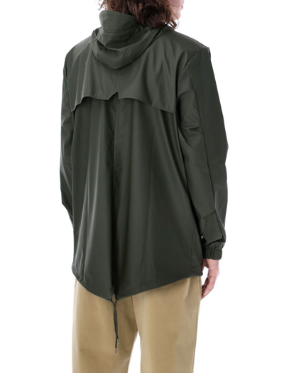 Shop Rains Fishtail Jacket In Green
