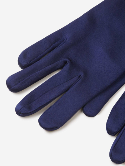 Shop Safiyaa Astin Rhubarb Gloves In Blau Marí