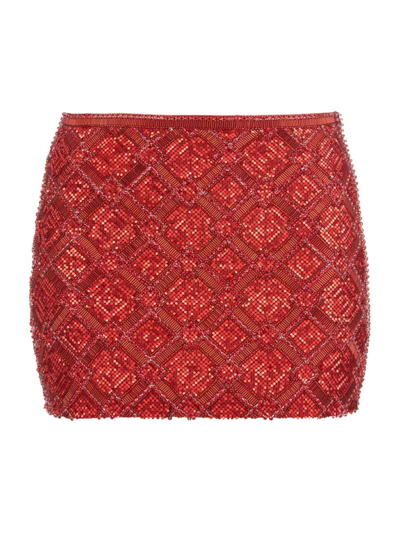 Shop Retroféte Women's Aaliyah Skirt In Red