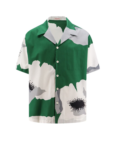 Shop Valentino Shirt In Green