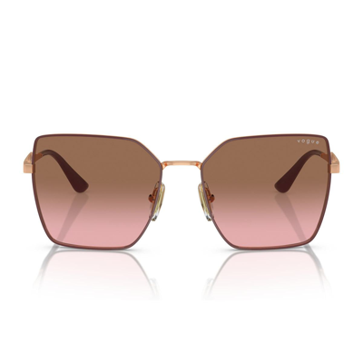 Shop Vogue Eyewear Sunglasses In Rosé Gold