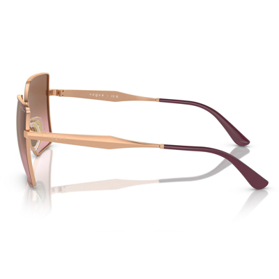 Shop Vogue Eyewear Sunglasses In Rosé Gold