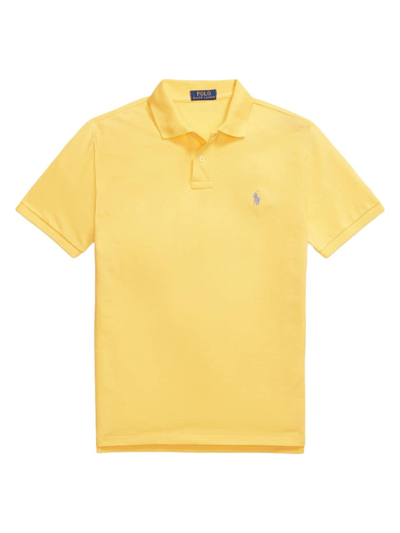 Shop Polo Ralph Lauren Men's Cotton Polo Shirt In Oasis Yellow