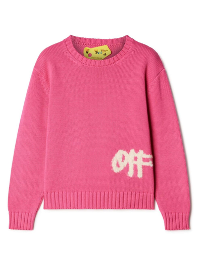 Shop Off-white Off White Sweaters Pink