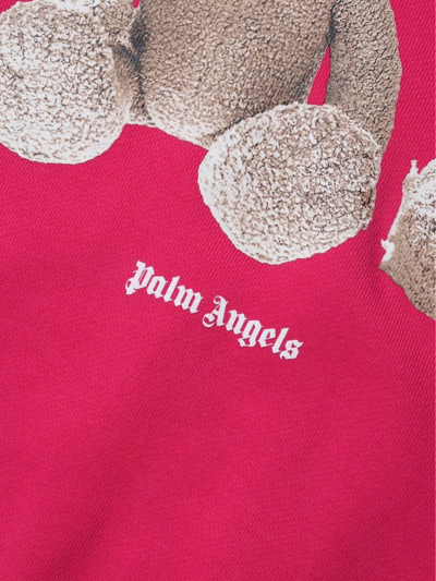 Shop Palm Angels Sweaters Fuchsia