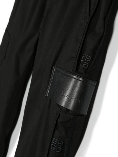 Givenchy Logo-patch Track Pants In Black