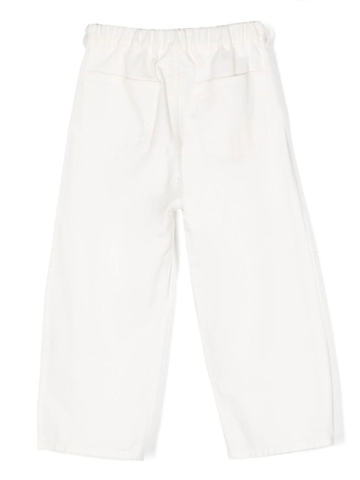 Shop Maison Margiela Trousers White