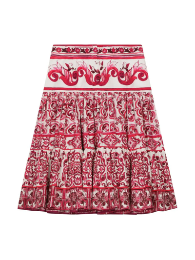 Shop Dolce & Gabbana Skirts Red