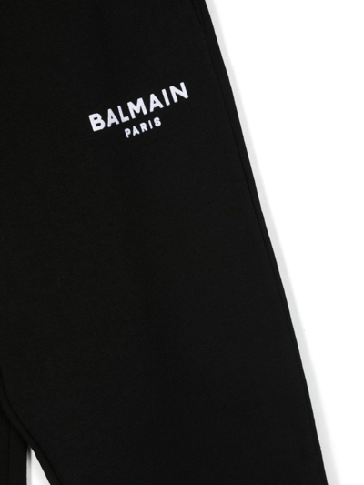 Shop Balmain Trousers Black