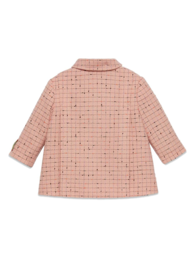Shop Gucci Kids Coats Pink