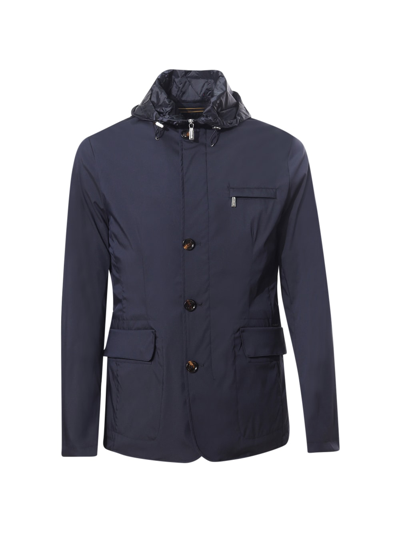 Shop Moorer Jacket - Vespucci Tj In Blue