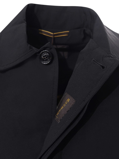 Shop Moorer Raincoat - Vittor Kn In Black