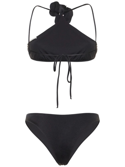 Shop Philosophy Di Lorenzo Serafini Lycra Bikini In Black