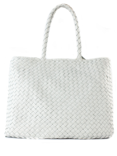 Shop Dragon Diffusion Vintage Mesh Tote Bag White