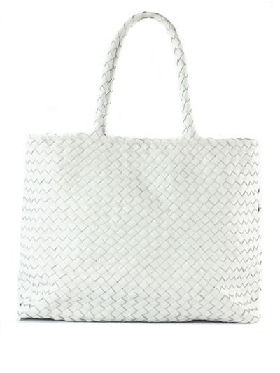 Shop Dragon Diffusion Vintage Mesh Tote Bag White