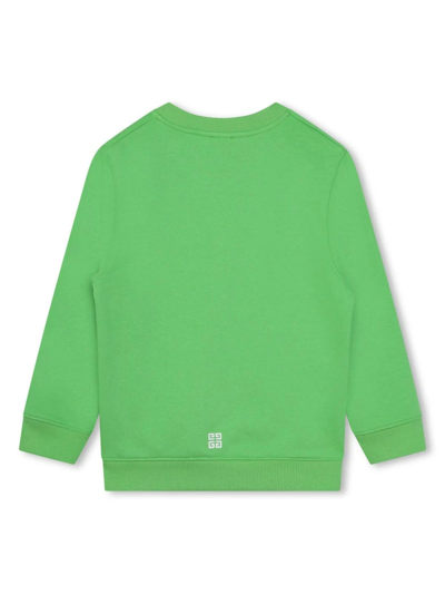 Shop Givenchy Kids Sweaters Green