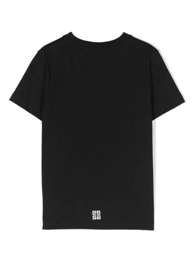 Shop Givenchy Kids T-shirts And Polos Black
