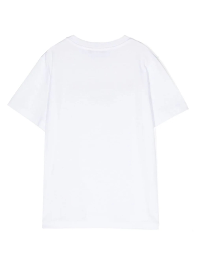 Shop Balmain T-shirts And Polos White