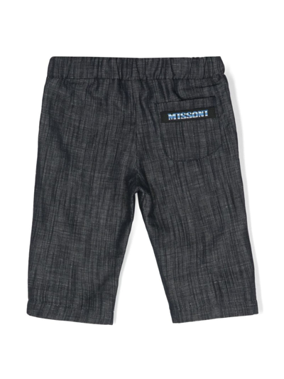 Shop Missoni Trousers Blue