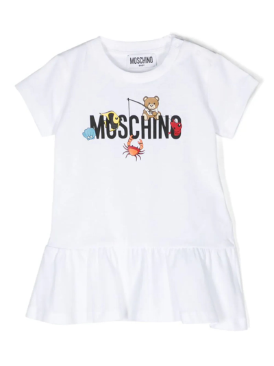 Shop Moschino Kids Dresses White