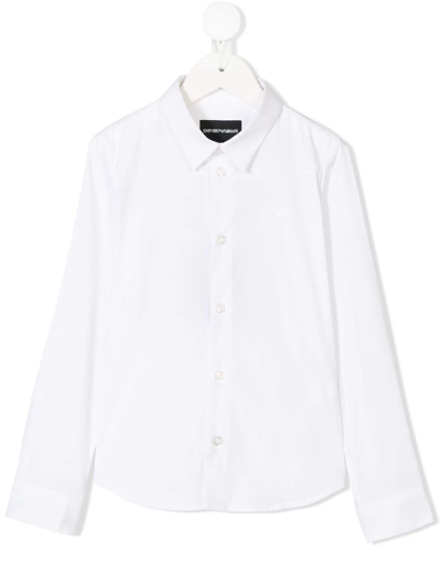 Shop Emporio Armani Shirts White