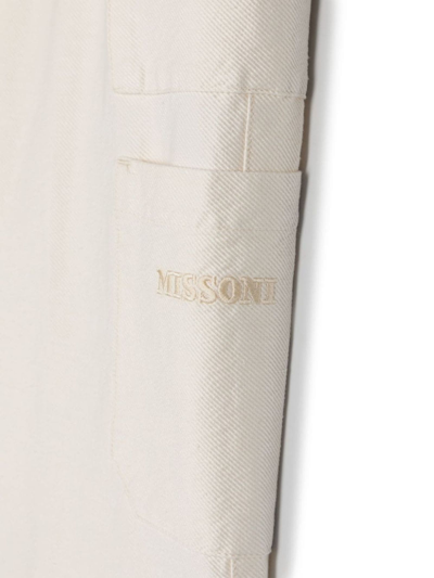Shop Missoni Trousers White