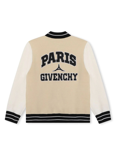 Shop Givenchy Kids Coats Beige