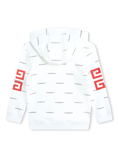 Shop Givenchy Kids Sweaters White