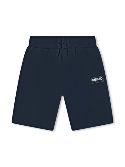 Shop Kenzo Kids Shorts Blue