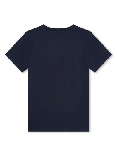 Shop Kenzo Kids T-shirts And Polos Blue