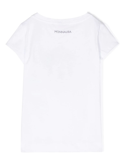 Shop Monnalisa T-shirts And Polos White