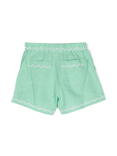 Shop Stella Mccartney Kids Shorts Green