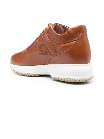 Shop Hogan Sneakers Brown