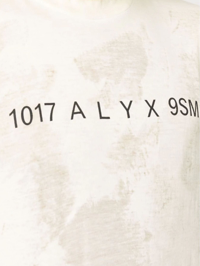 Shop Alyx 1017  9sm T-shirts And Polos White