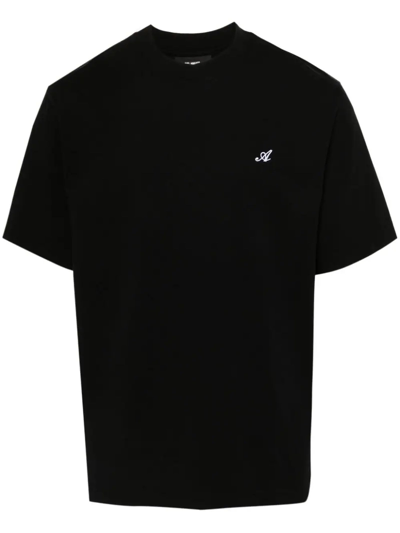 Shop Axel Arigato T-shirts And Polos Black
