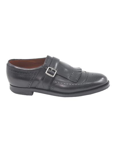 Shop Church's Monk Strap Loafer In Calf Leather In Black