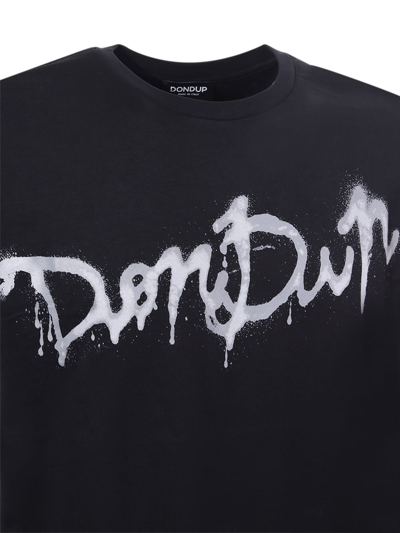 Shop Dondup T-shirt  In Black