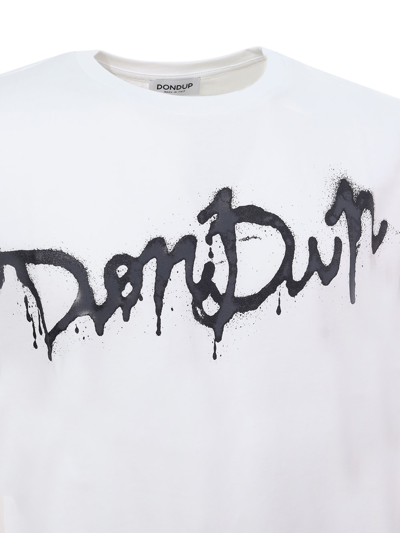 Shop Dondup T-shirt  In White