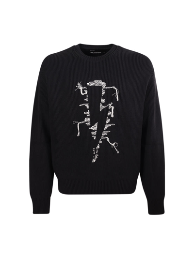 Shop Neil Barrett Sweater In Black