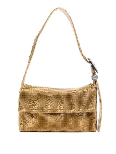 Shop Benedetta Bruzziches Gold Vitty La Mignon Shoulder Bag In Golden