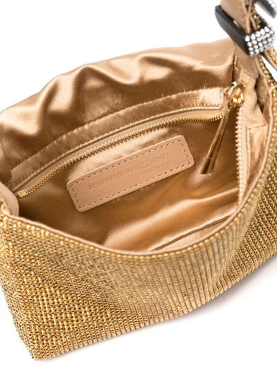 Shop Benedetta Bruzziches Gold Vitty La Mignon Shoulder Bag In Golden