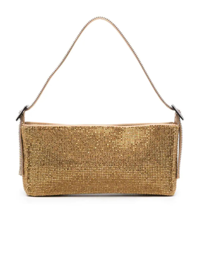 Shop Benedetta Bruzziches Gold-tone Your Best Friend Tote Bag In Golden
